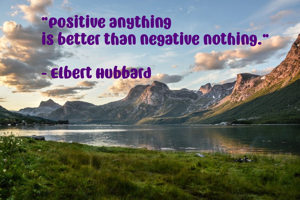 positive motivation quote over river and mountain landscape inspired nature